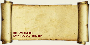 Jovana Dangubić vizit kartica